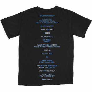 Merch Burna Boy: Tričko Album Tracks  S