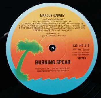 LP Burning Spear: Marcus Garvey LTD