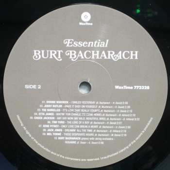LP Burt Bacharach: Essential Burt Bacharach LTD