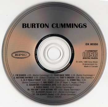 CD Burton Cummings: Burton Cummings