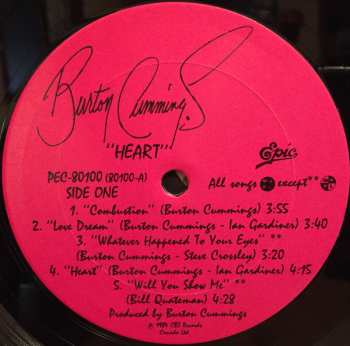 LP Burton Cummings: Heart