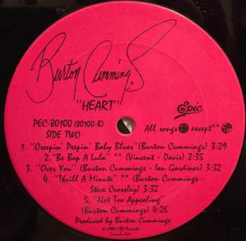 LP Burton Cummings: Heart