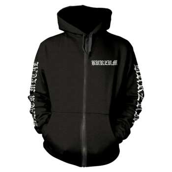 Merch Burzum: Hoodie Met Rits Black Metal