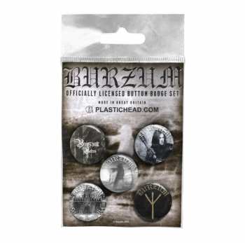 Merch Burzum: Set Badges Burzum Button Badge Set 2