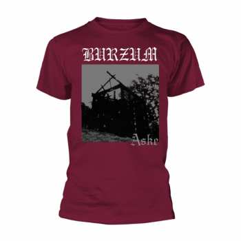 Merch Burzum: Tričko Aske (maroon) S