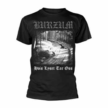 Merch Burzum: T-shirt Hvis Lyset Tar Oss