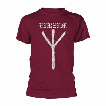 Merch Burzum: T-shirt Rune (maroon)