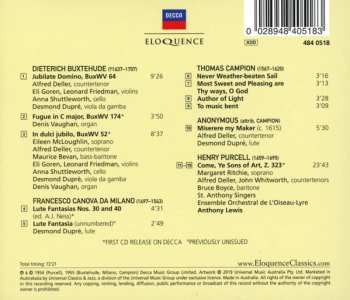 CD Henry Purcell: Campion, Purcell, Buxtehude