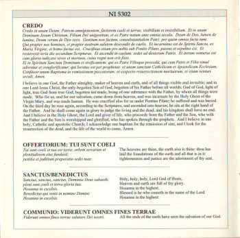 CD The Choir Of Christ Church Cathedral: Mass For Three Voices With The Propers For The Nativity