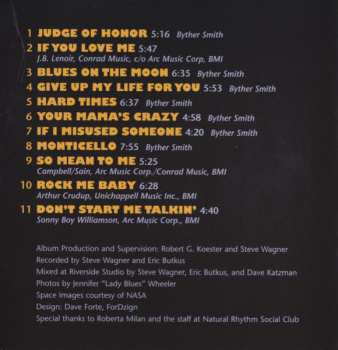 CD Byther Smith: Blues On The Moon - Live At Natural Rhythm Social Club