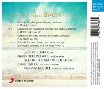CD Carl Philipp Emanuel Bach: Concertos & Symphonies II