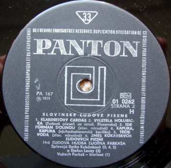 LP Ľudová Hudba Eugena Farkaša: Slovenské Ľudové Piesne (Slovak Folk Songs)