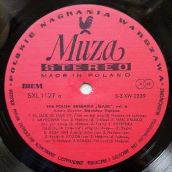 LP Zespół Pieśni I Tańca Śląsk: The Polish Song And Dance Ensemble Vol. 6