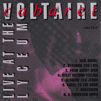 CD Cabaret Voltaire: Live At The Lyceum