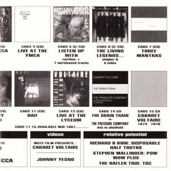 CD Cabaret Voltaire: Live At The Lyceum