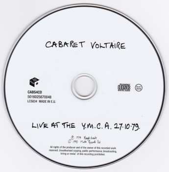 CD Cabaret Voltaire: Live At The Y.M.C.A. 27.10.79