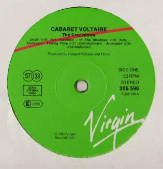 LP Cabaret Voltaire: The Crackdown