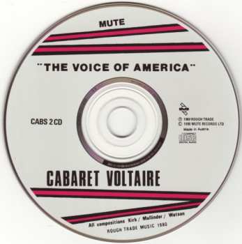 CD Cabaret Voltaire: The Voice Of America