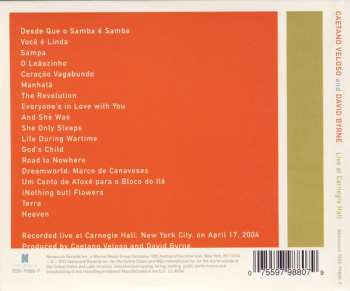 CD David Byrne: Live At Carnegie Hall DIGI