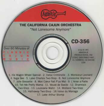 CD California Cajun Orchestra: Not Lonesome Anymore