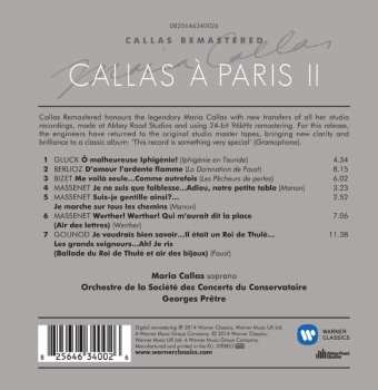 CD Maria Callas: Callas À Paris II DIGI