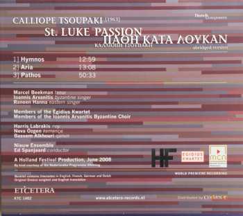 CD Ed Spanjaard: St. Luke's Passion (Abridged Version)