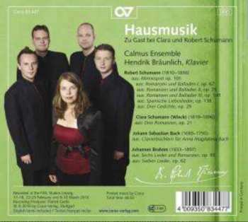 CD Calmus Ensemble: Hausmusik. Zu Gast Bei Clara Und Robert Schumann