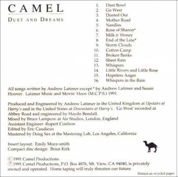 CD Camel: Dust And Dreams