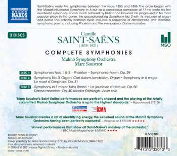 3CD/Doos Camille Saint-Saëns: Complete Symphonies