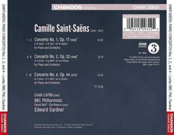 CD Camille Saint-Saëns: Piano Concertos Nos. 1, 2 & 4 