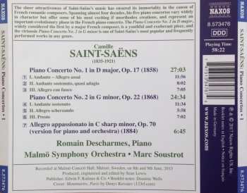 CD Camille Saint-Saëns: Piano Concertos, Vol. 1 - Nos. 1 And 2 