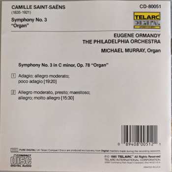 CD The Philadelphia Orchestra: Organ Symphony (No. 3 In C Minor, Op. 78)