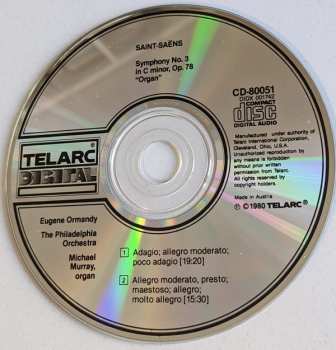 CD The Philadelphia Orchestra: Organ Symphony (No. 3 In C Minor, Op. 78)