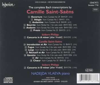 CD Camille Saint-Saëns: The Complete Bach Transcriptions - 10