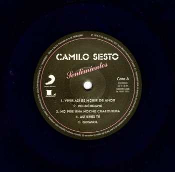 LP Camilo Sesto: Sentimientos CLR