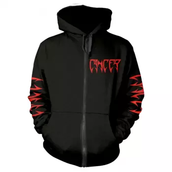 Hoodie Met Rits Death Shall Rise (black)