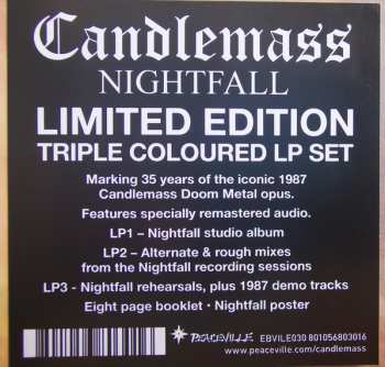 3LP/Doos Candlemass: Nightfall LTD | CLR