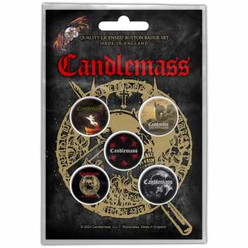 Merch Candlemass: Set Badges The Door To Doom