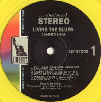 2LP Canned Heat: Living the Blues