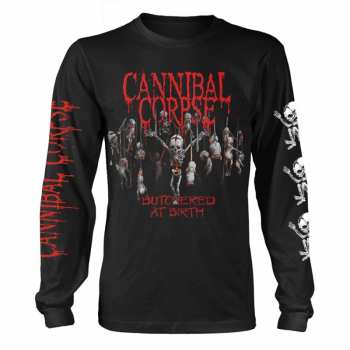 Merch Cannibal Corpse: T-shirt Met Lange Mouwen Butchered At Birth Baby