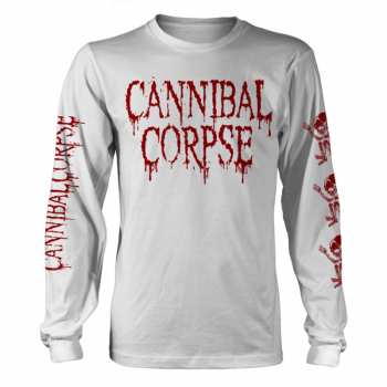 Merch Cannibal Corpse: T-shirt Met Lange Mouwen Butchered At Birth (white)