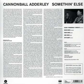 LP Cannonball Adderley: Somethin' Else LTD