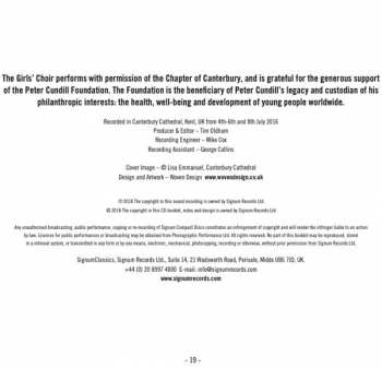 CD Canterbury Cathedral Choir: Great Cathedral Anthems