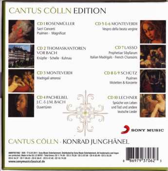 10CD/Doos Cantus Cölln: Cantus Cölln Edition