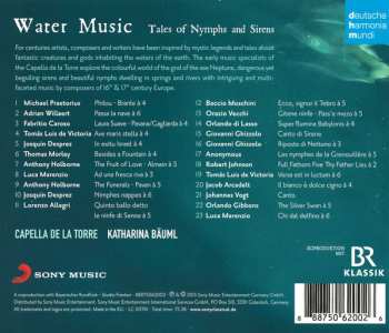 CD Capella De La Torre: Water Music (Tales Of Nymphs And Sirens)