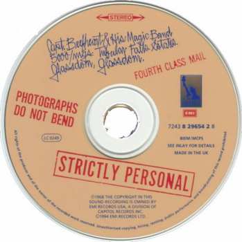 CD Captain Beefheart: Strictly Personal