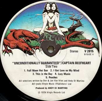 LP Captain Beefheart: Unconditionally Guaranteed