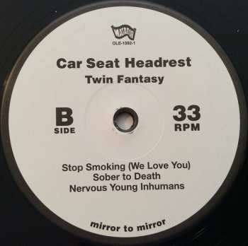 2LP Car Seat Headrest: Twin Fantasy