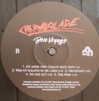 LP Carambolage: Bon Voyage