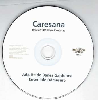 CD Cristofaro Caresana: Secular Chamber Cantatas